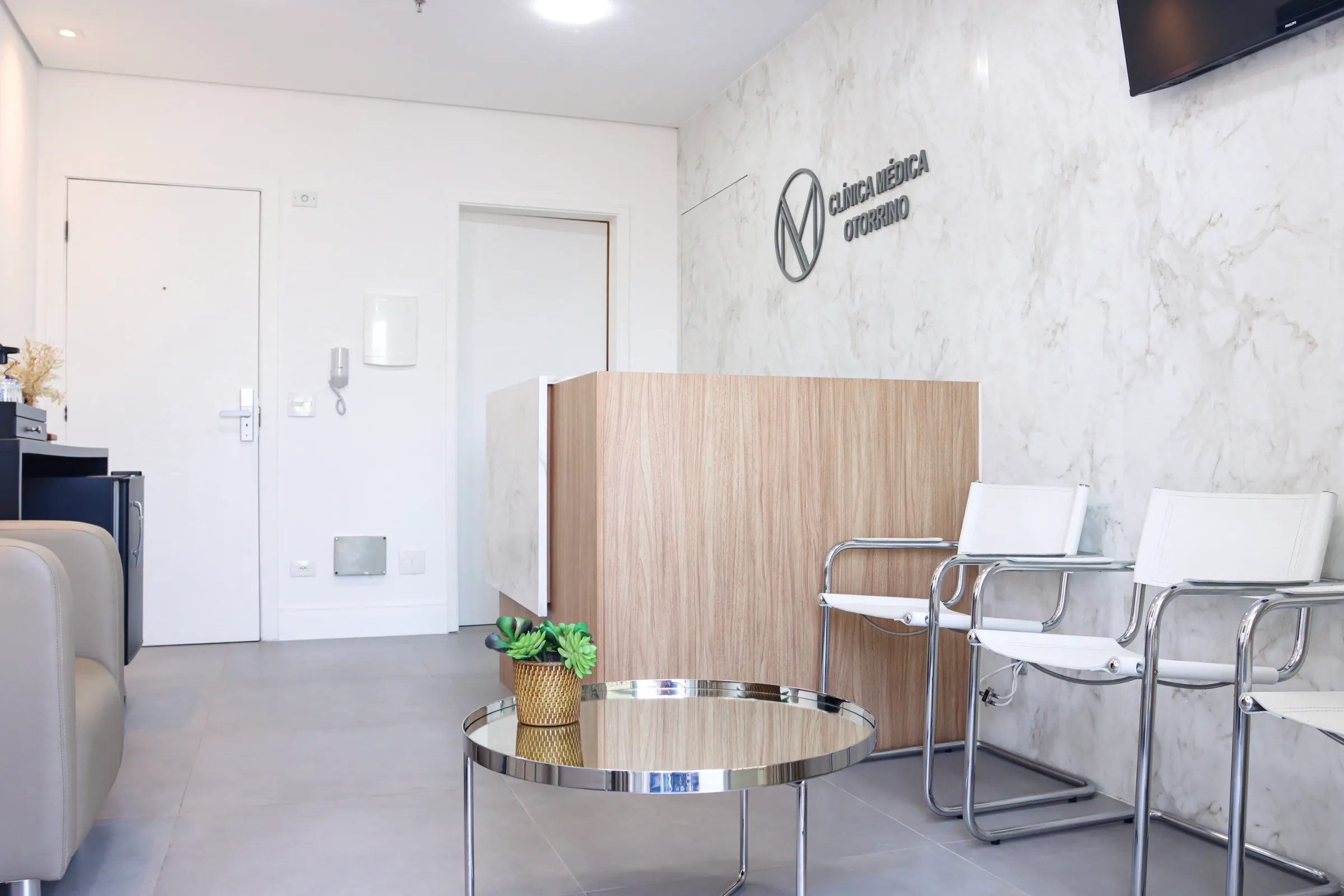 Recepção da Clínica Médica Otorrino no Tatuapé